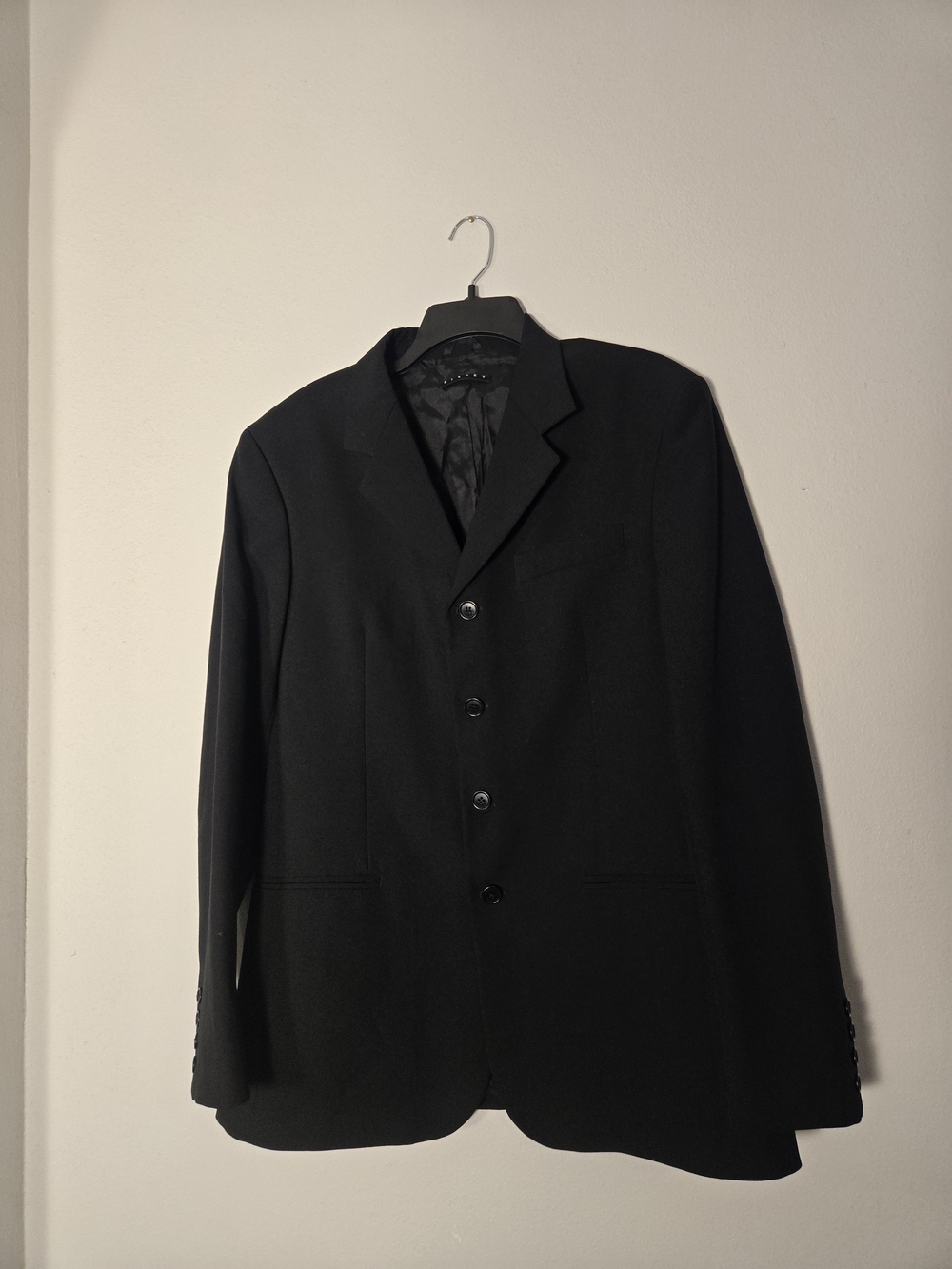 Sisley Black Men's Sport Coat Blazer